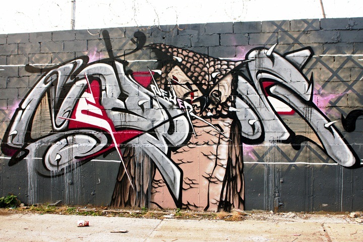 Never street art and graffiti in Brooklyn