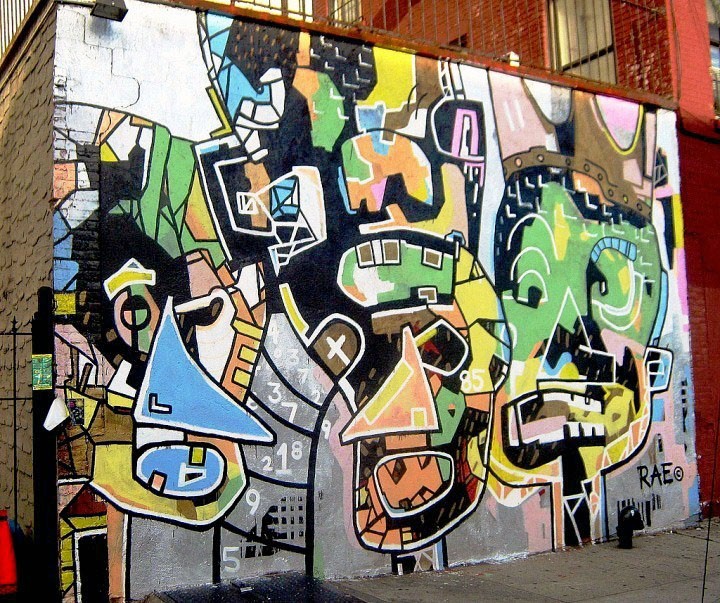 Speaking with RAE Rae mural in Brooklyn1 Speaking with RAE