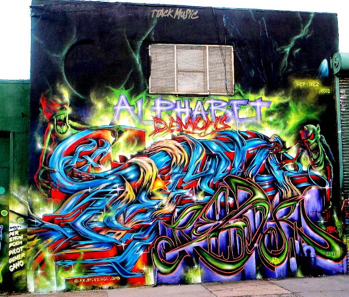 "Heff & Rez Williamsburg graffiti"