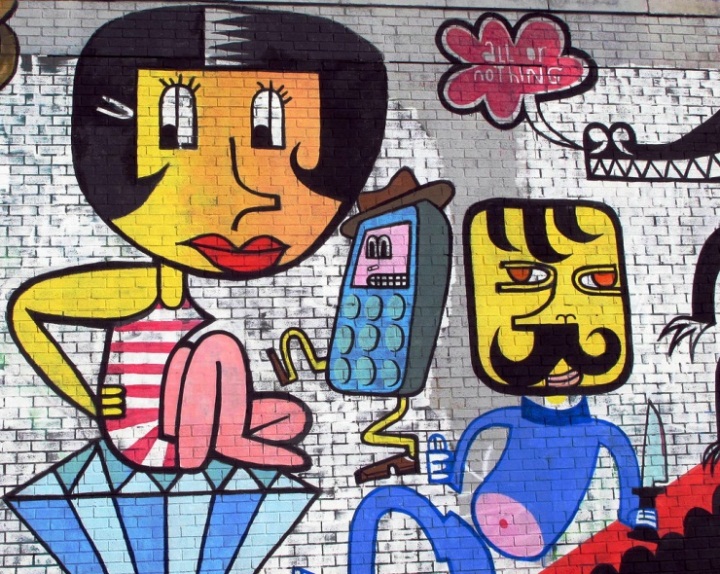 "Jim Avignon mural in Bushwick, Brooklyn"
