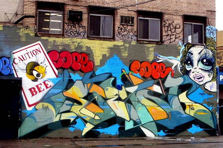 "King Bee, Sen2, Cope2, & Sand One Bronx street art & graffiti"