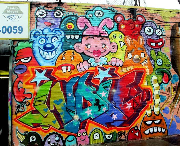"Phetus & Indie184 Bronx street art & graffiti"
