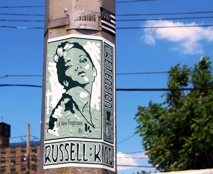 "Russell King Paste-up in NYC"