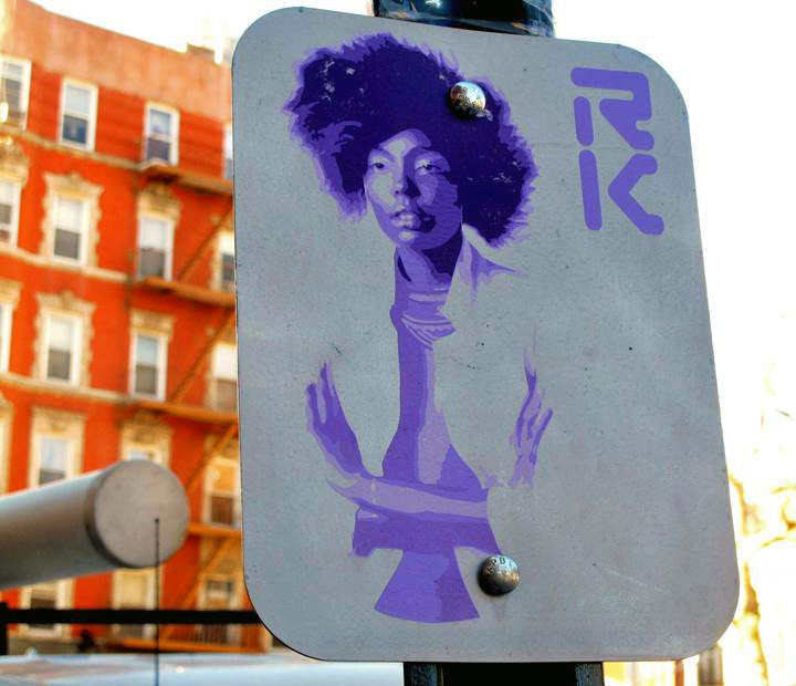 "Russell King street art in NYC"