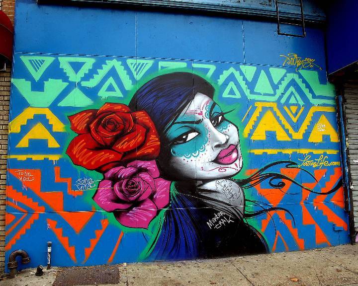 "Toofly street art in Williamsburg, Brooklyn"