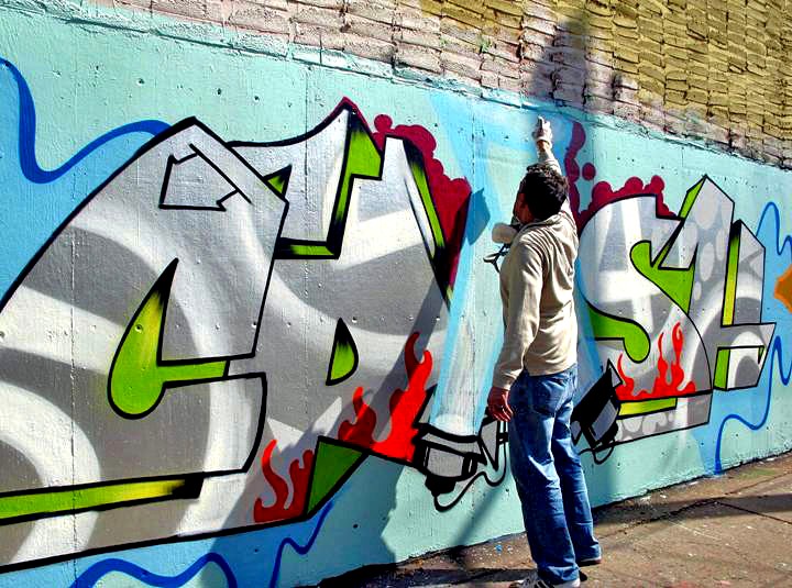 "Crash graffiti in the Bronx"
