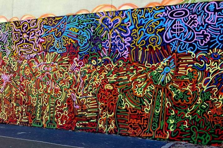 "LA 11 mural in NYC's East Village"