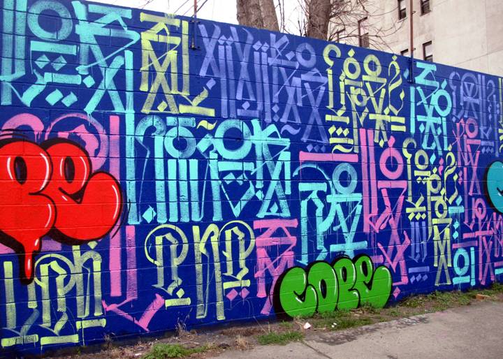 "Retna and Cope street art and graffiti in the Bronx"