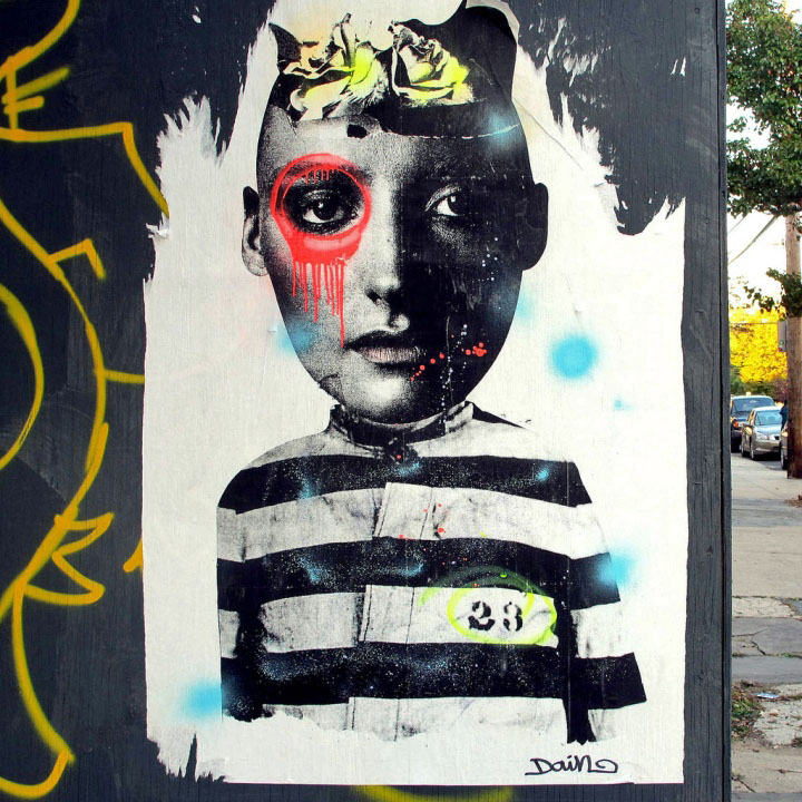 "Dain street art in Red Hook, Brooklyn"