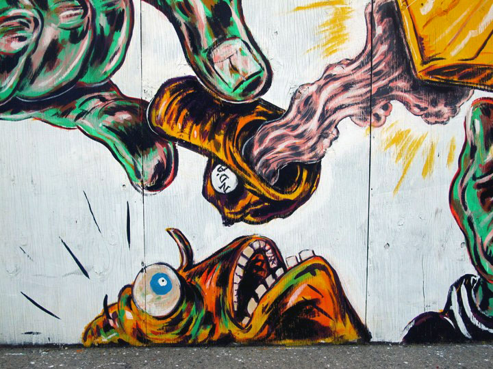 "ND'A street art in Brooklyn, NYC"