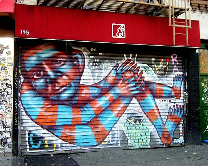 "Other on NYC store shutter"