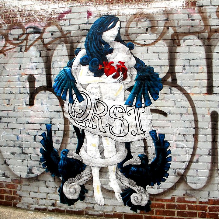 "QRST street art"