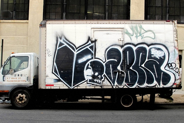 "Booker and Abra graffiti"