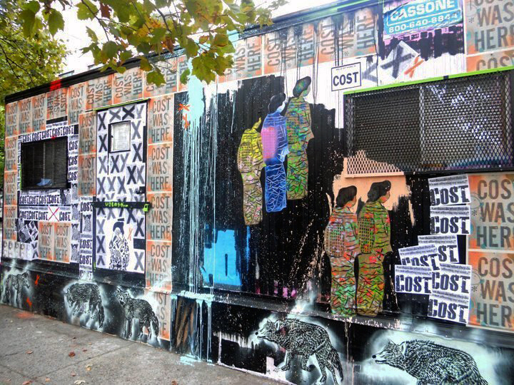"Cost & Enx street art"