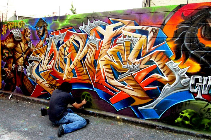 "Cortes graffiti"