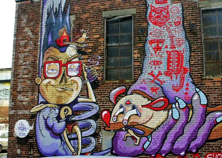 "The Yok and Sheryo street art"