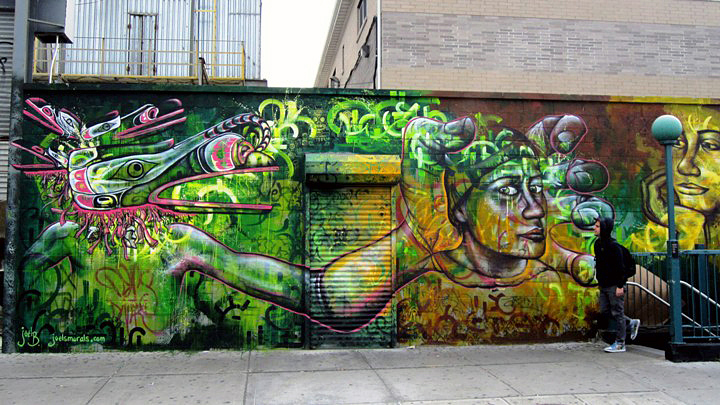 "Joel Bergner street art"