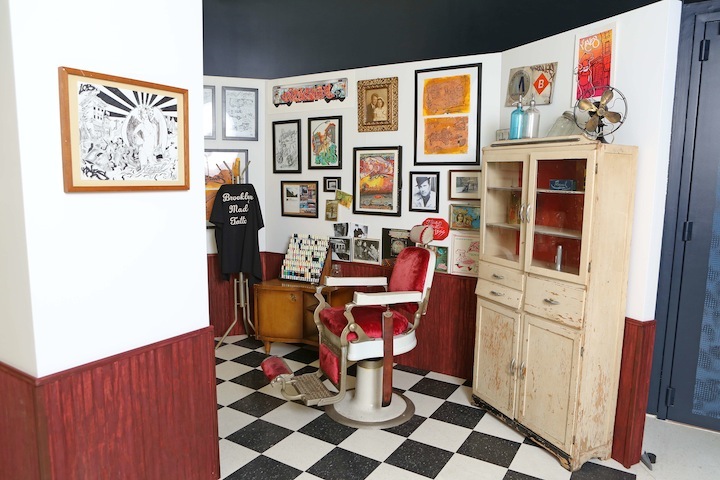 Installation: Recreated "Brooklyn Made" Tattoo Parlor in Red Bull Studios for Write of Passage