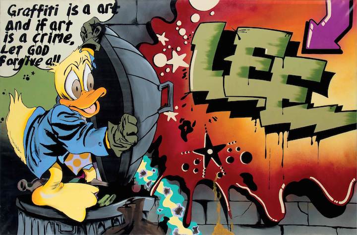 Lee-Quinines-Howard-the-Duck-city-as-canvas