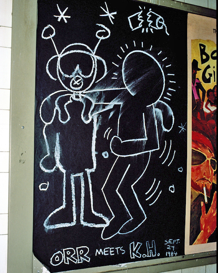 Orr-meets-Keith-Haring-NYC-subway-graffiti-character
