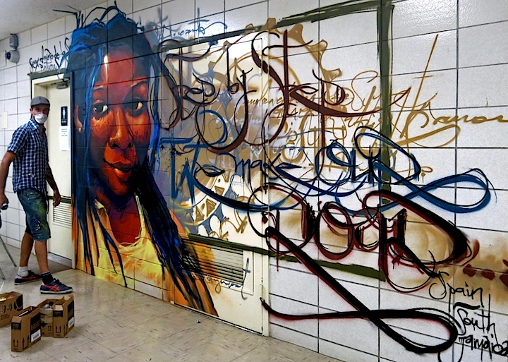 H empire graffiti headz - #skola via #martinezgallery2