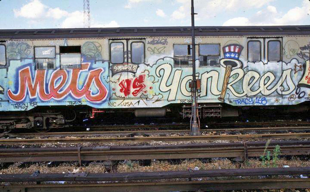tracy-168-mets-yankees-graffiti-train-Bronx-NYC