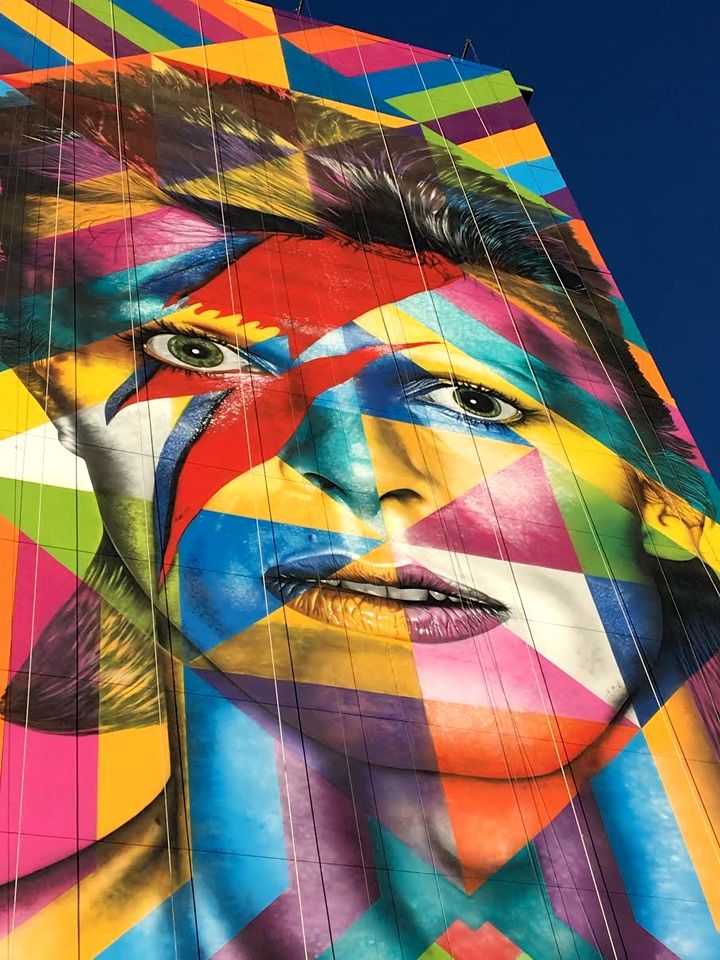 Eduardo Kobra Menina Afega Mural Em Solidariedade Aos Facebook