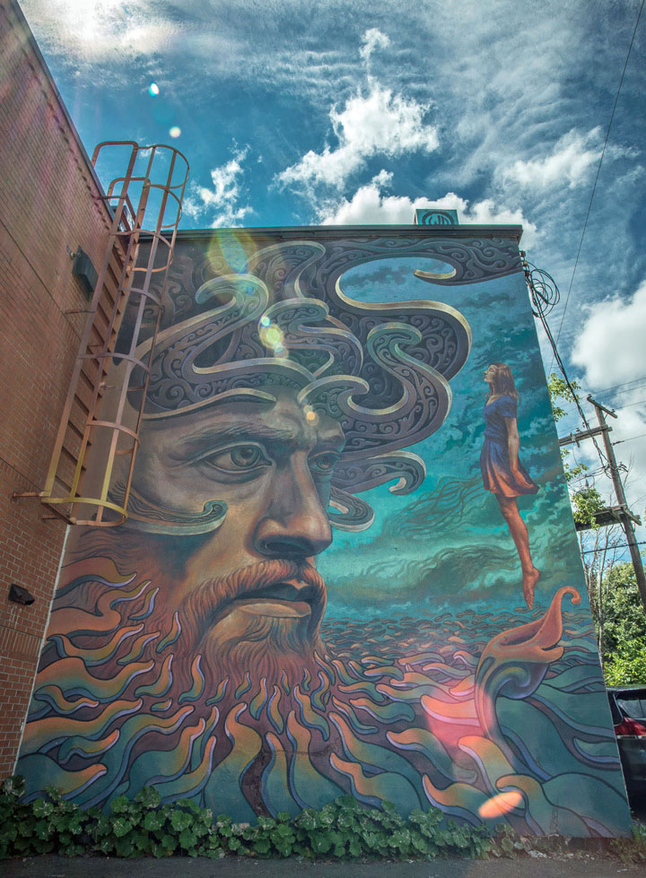 Festival Inspire 3 Mural Art in Moncton, New Brunswick