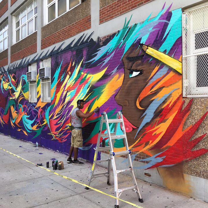 Not A Crime Campaign Refashions PS 92 in Harlem with Street Art