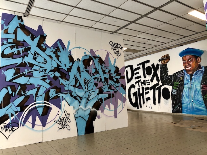 Exhibition focuses on graffiti as an aerosol art form