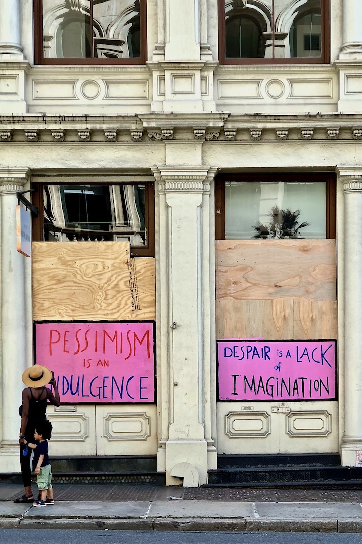 Artists Transform Soho’s Boarded-Up Windows and Doors into an Open-Air Museum: Dena Paige-Fischer, SacSix, Jo Shane, Kamila Zmrzla-Otcasek, Sara Lynne Leo, Denis Ouch,  Optimo NYC & More