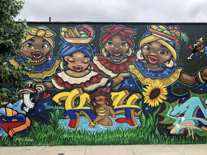 All Female Graffiti Crew Brings Colombian Vibes to East Tremont