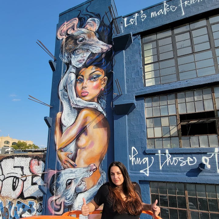 All-Female Urban Art Team Refashions 49 Wyckoff in Bushwick