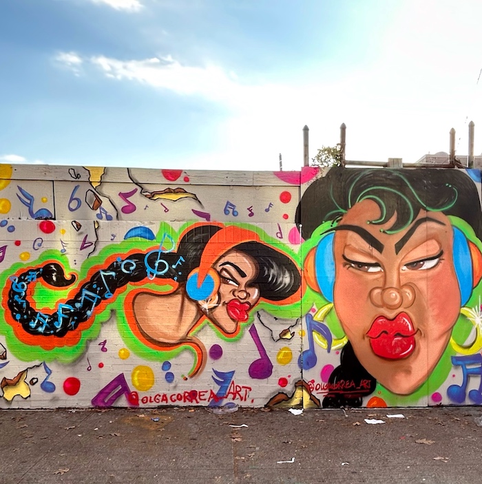 Back to the Grandscale Mural Project in East Harlem: Mas Paz, Guache…