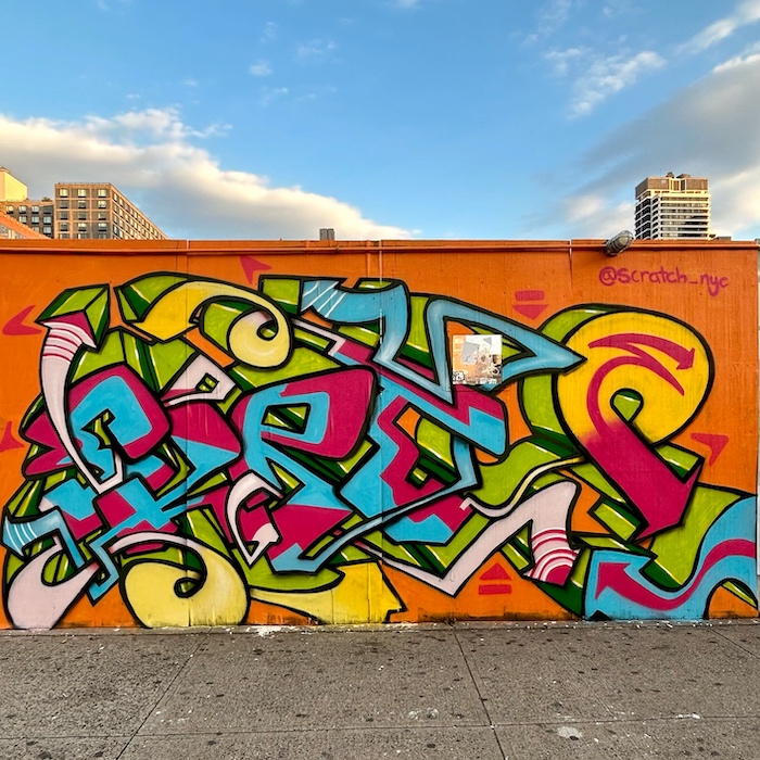 Back to the Grandscale Mural Project in East Harlem: Mas Paz, Guache…